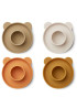 Набор силиконовых подставок для яиц Liewood Silicone Egg Cups 4 Pack (Pink)